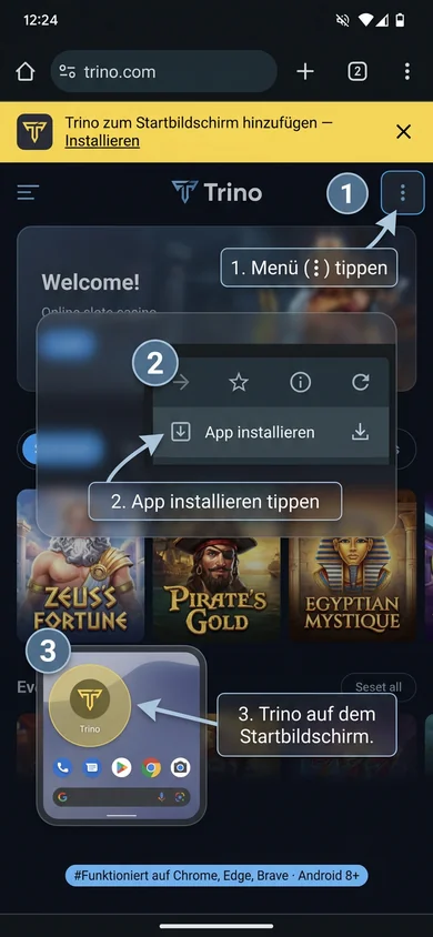 Trino auf Android installieren – Trino