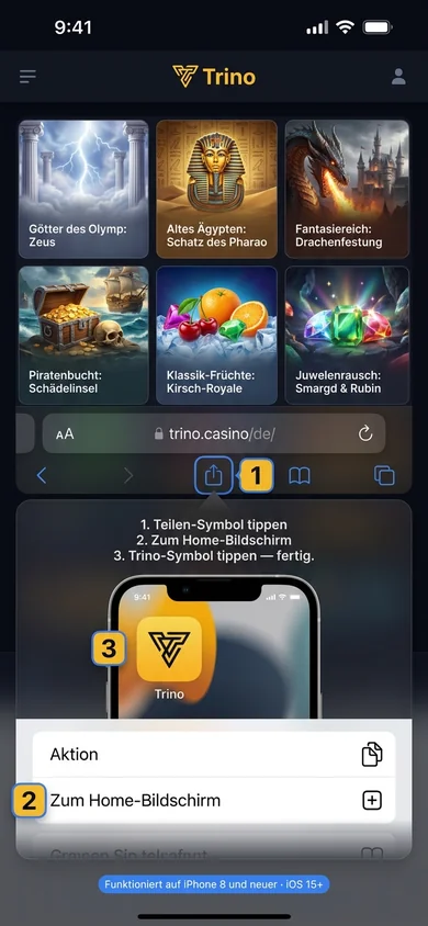Trino auf dem iPhone installieren – Trino